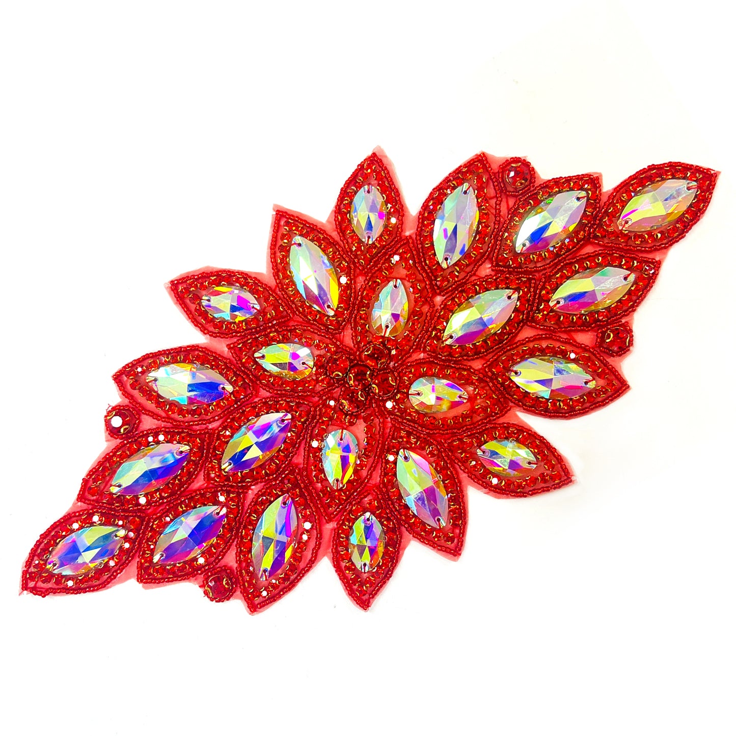 <Back Order> Hotfix Iron On Crystal Motif Pre-Made Crystal Pattern Design A