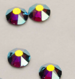 16 Facets (AB Effect) 4A Grade Premium No-Hotfix Glass Rhinestone