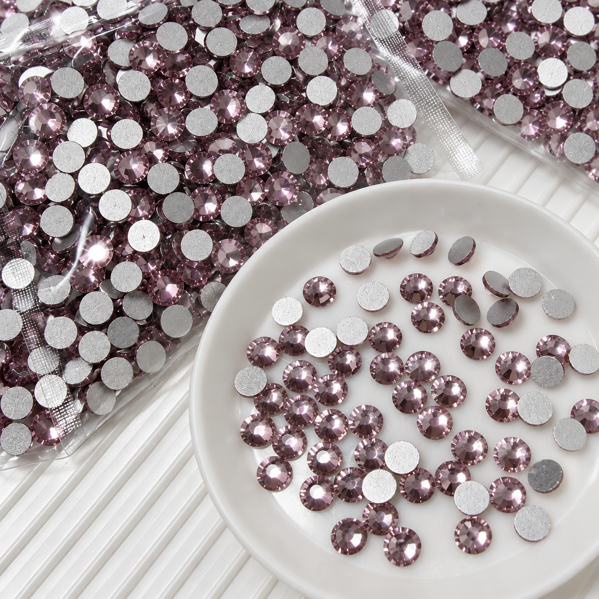 Light Amethyst Glass Rhinestone No-Hotfix AAA Grade (Copy)