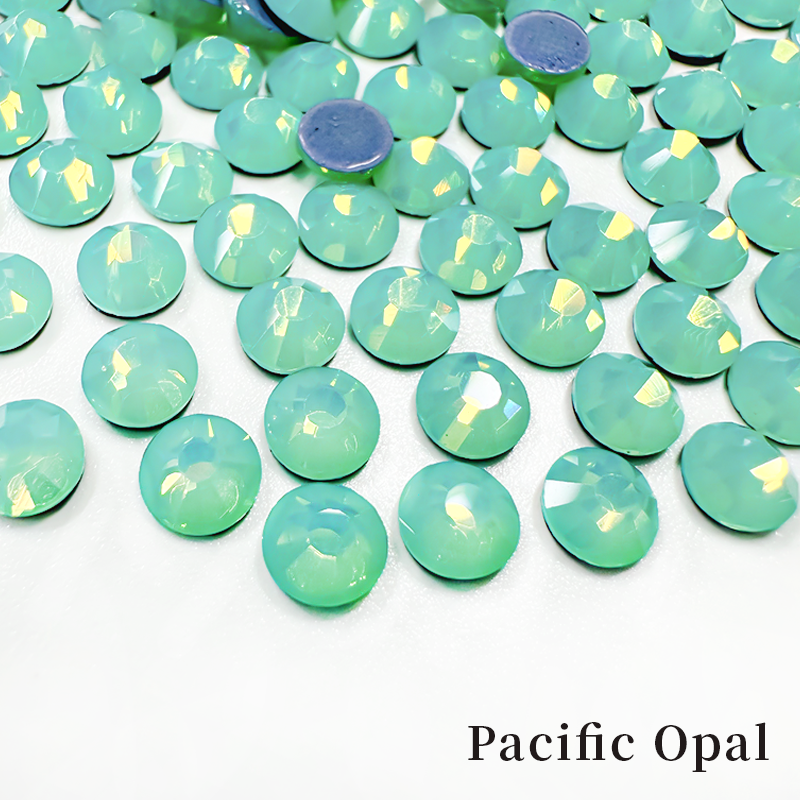 Glower® PACIFIC OPAL Premium Hotfix Rhinestone Flat Back
