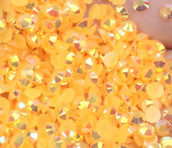 AB- SUNFLOWER FLAT BACK RHINESTONES