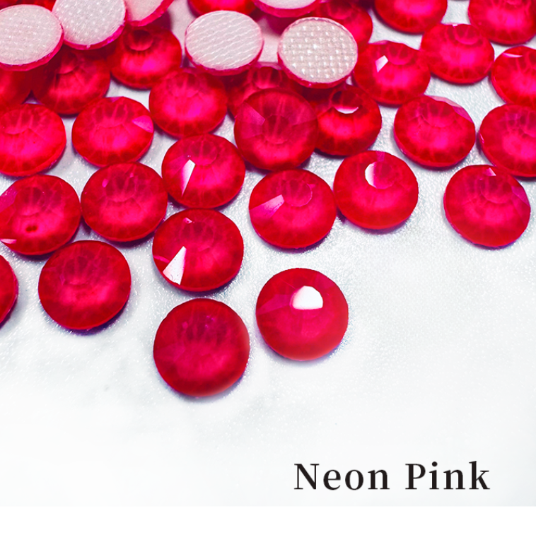 Glower® Neon Premium Hotfix Rhinestone Flat Back