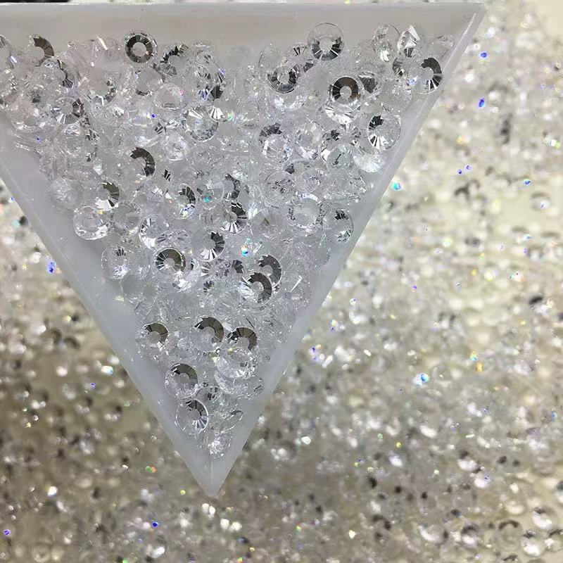 Glower® Transparent Clear Premium Hotfix Rhinestone Flat Back