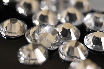 Glower® Crystal Clear Hotfix Rhinestone Flat Back