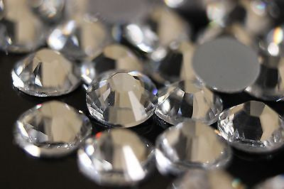 Glower® Crystal Clear Hotfix Rhinestone Flat Back