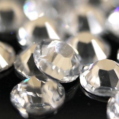 Glower Crystal Clear Hotfix Rhinestone Flat Back Avant Crystal