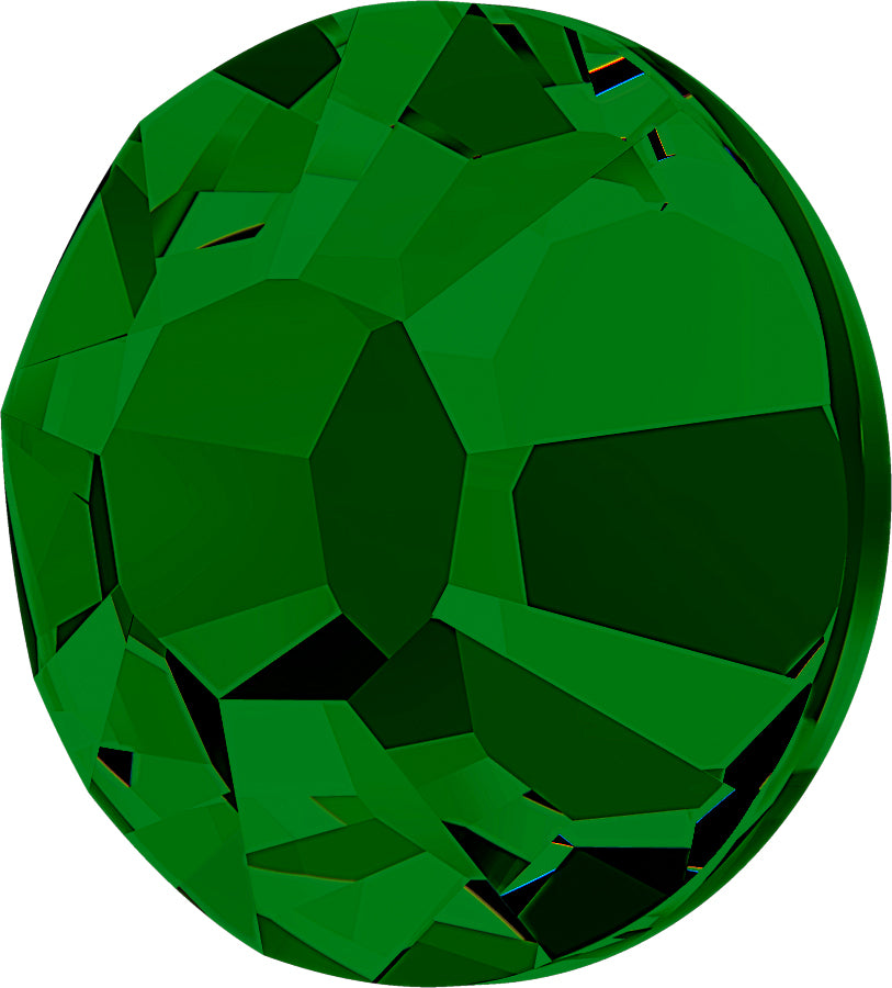 STELLUX™ Austrian Crystal FLAT BACK HOTFIX FOREST GREEN