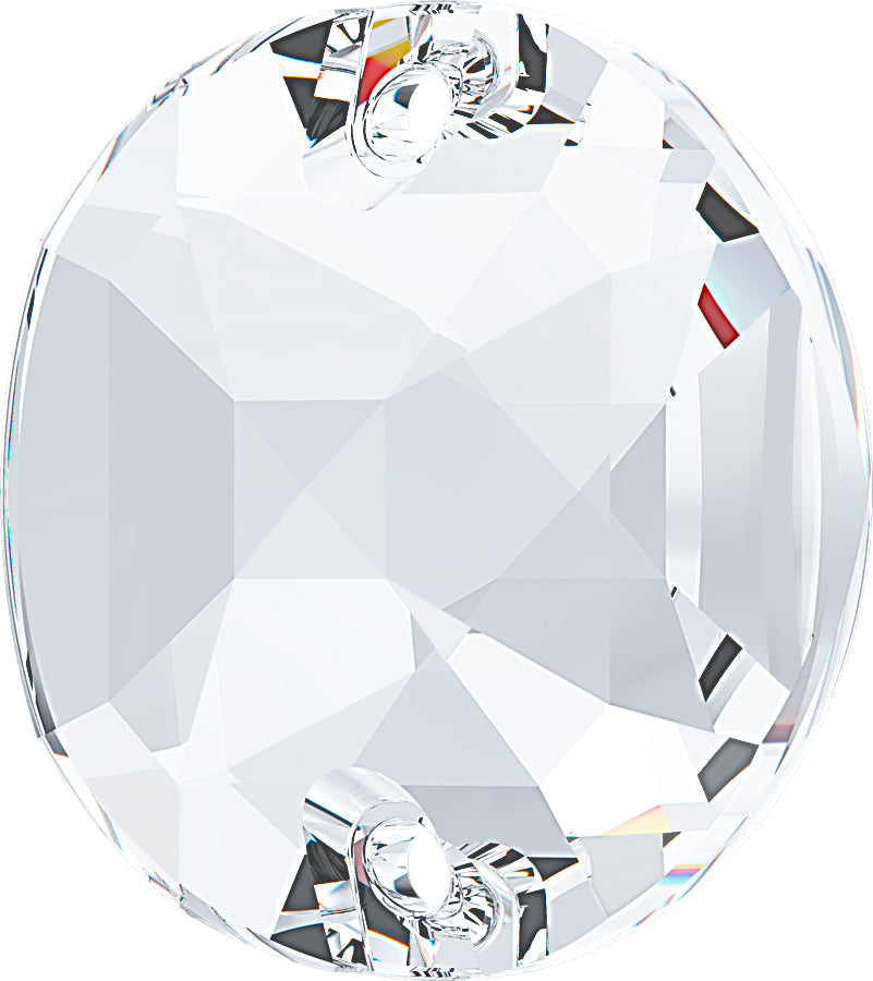CRYSTAL CLEAR RIVOLI SEW-ON Stellux™ Austrian Crystal 310 FLAT BACK