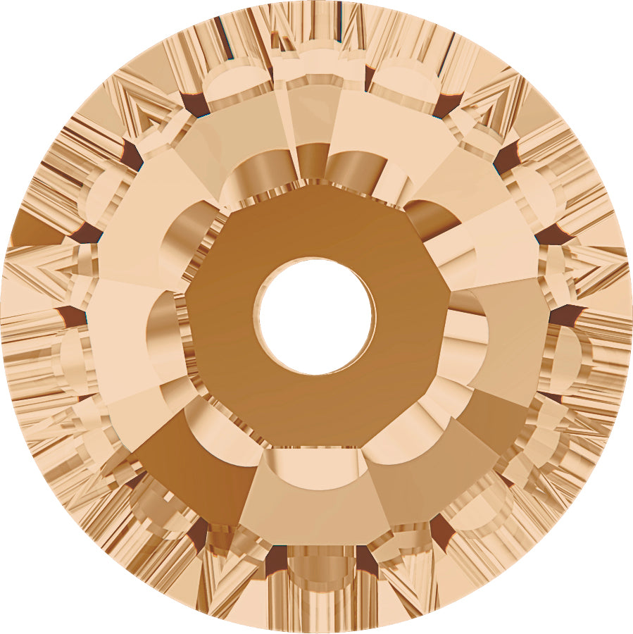 CRYSTAL GOLD HONEY SEW-ON Stellux™ Austrian Crystal 393 FLAT BACK