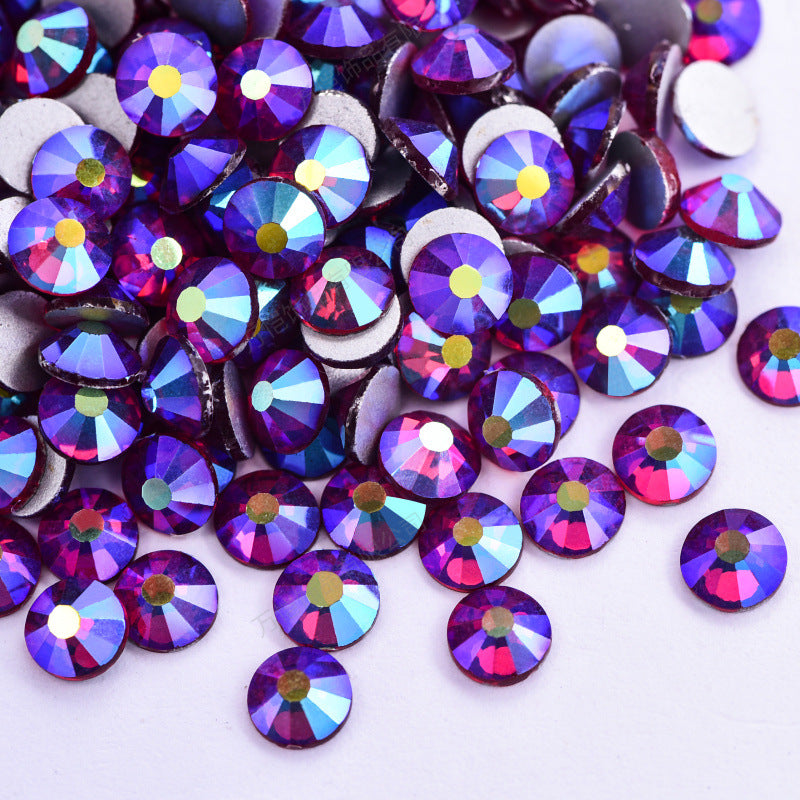 AB Siam Glass Rhinestone No-Hotfix AAA Grade