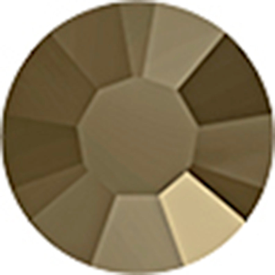 STELLUX™ Austrian Crystal FLAT BACK HOTFIX CRYSTAL METALLIC LIGHT GOLD