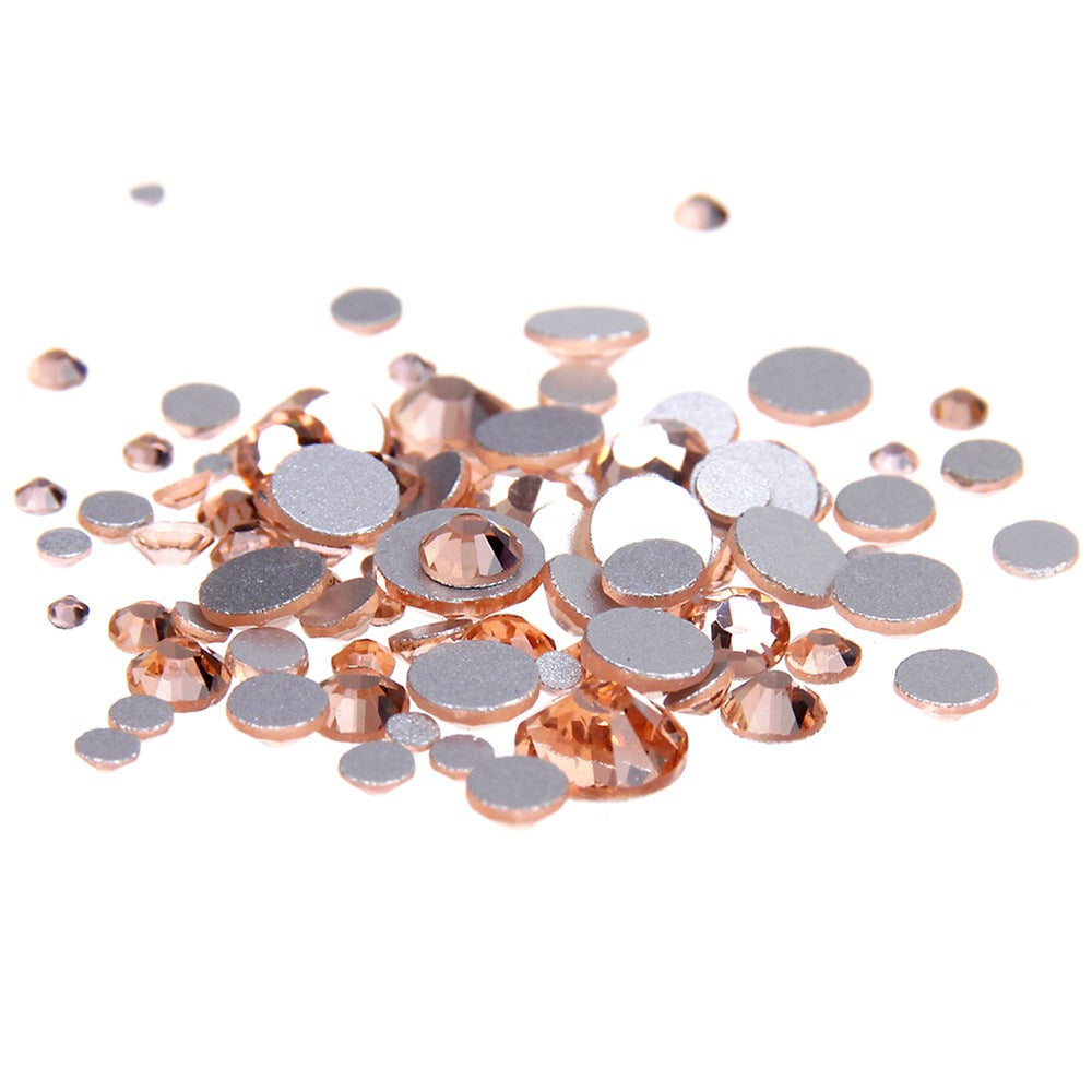 Champagne Glass Rhinestone No-Hotfix AAA Grade