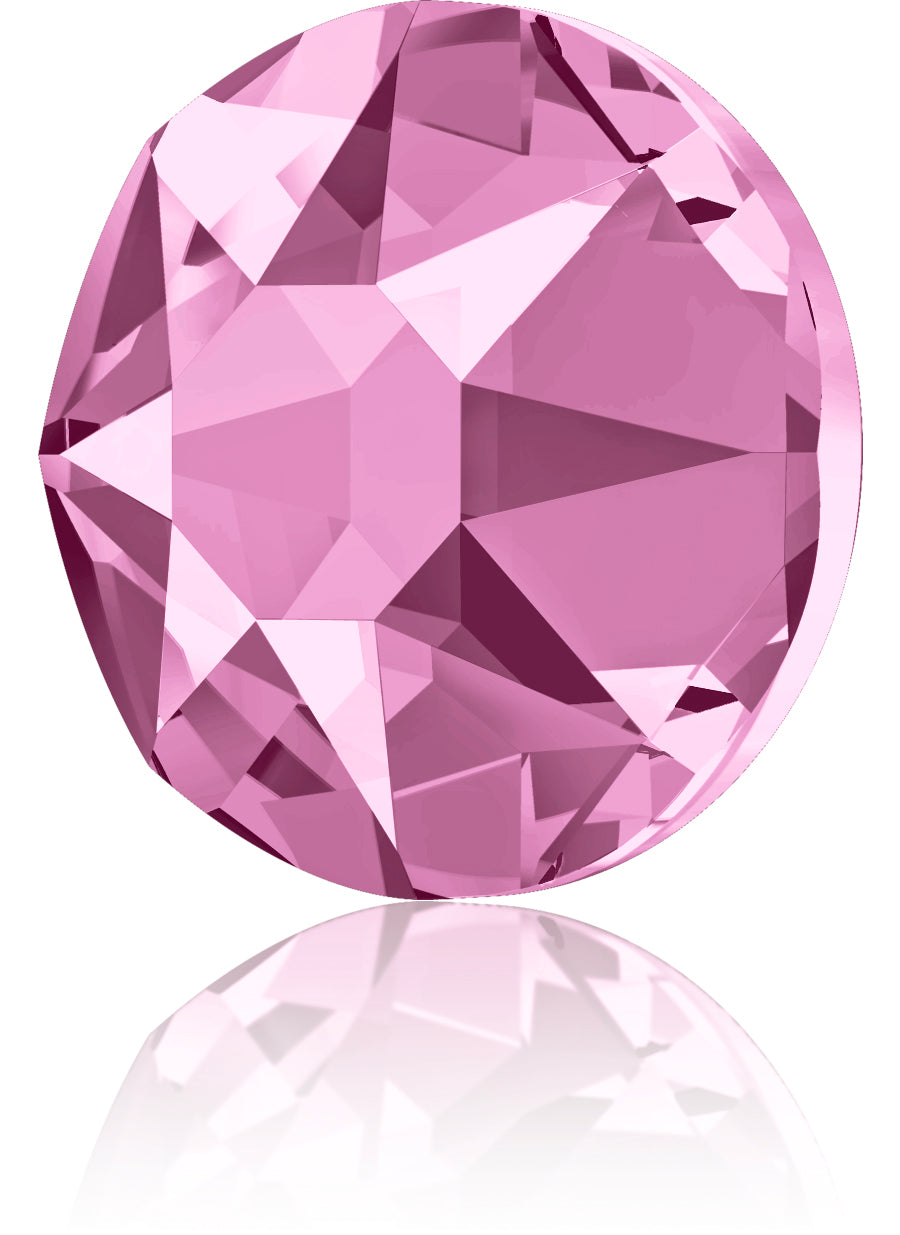 LT AMETHYST HOTFIX SWAROVSKI® CRYSTAL XIRIUS ROSE 2078 FLAT BACK