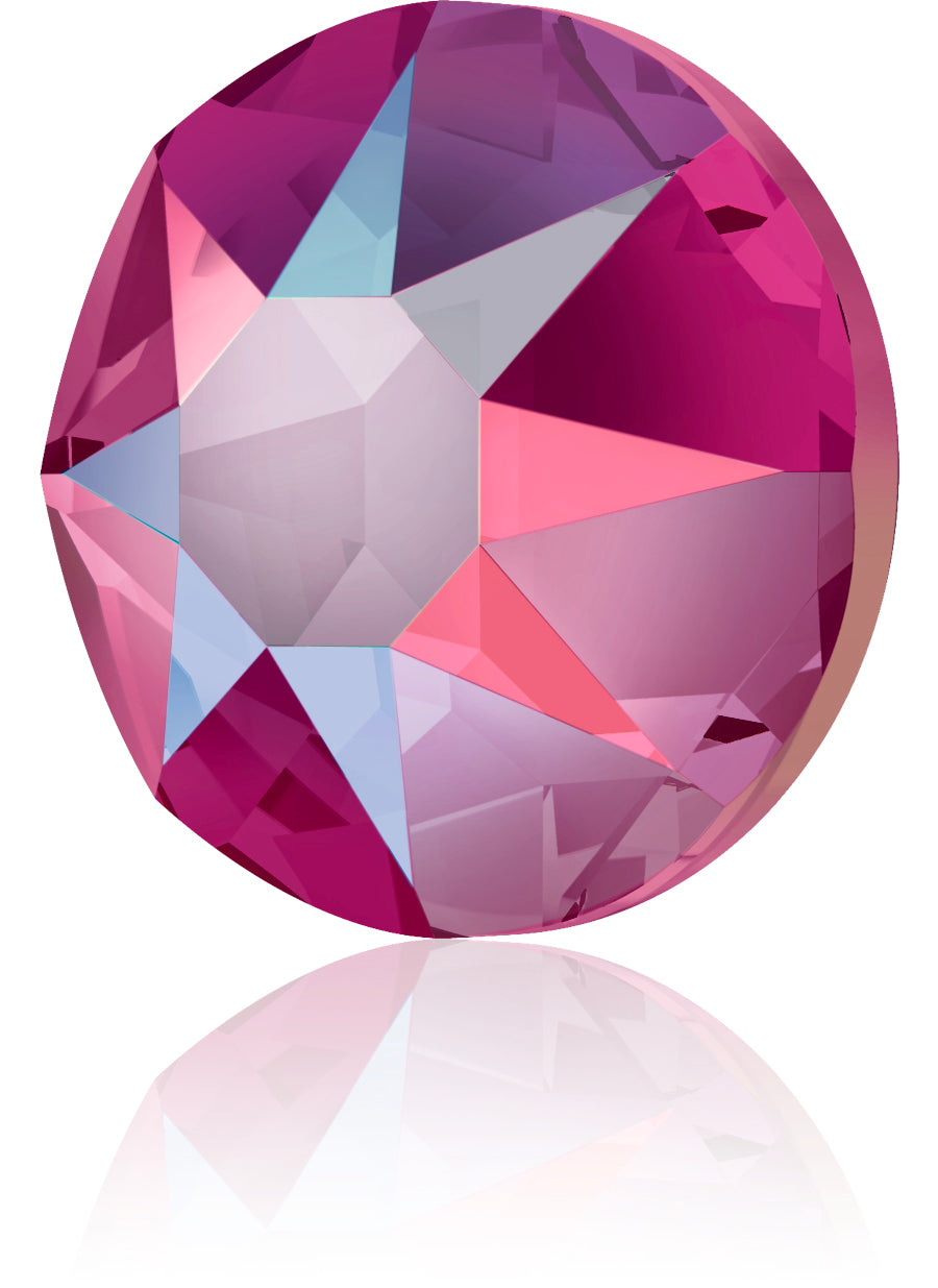 LT SIAM SHIMMER HOTFIX SWAROVSKI® CRYSTAL XIRIUS ROSE 2078 FLAT BACK