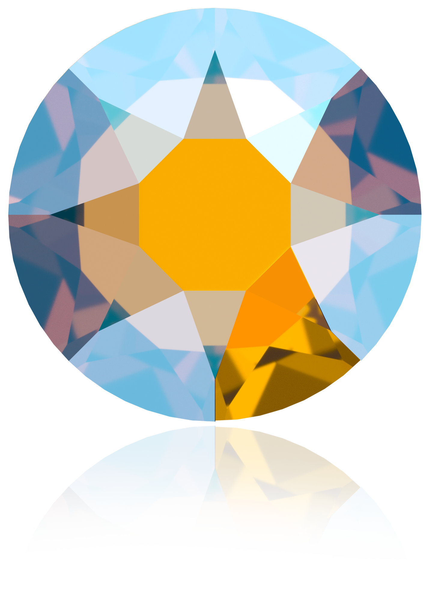 LT TOPAZ SHIMMER HOTFIX SWAROVSKI® CRYSTAL XIRIUS ROSE 2078 FLAT BACK