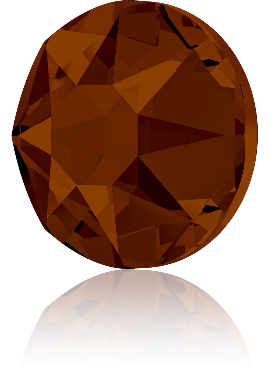 MOCCA HOTFIX SWAROVSKI® CRYSTAL XIRIUS ROSE 2078 FLAT BACK