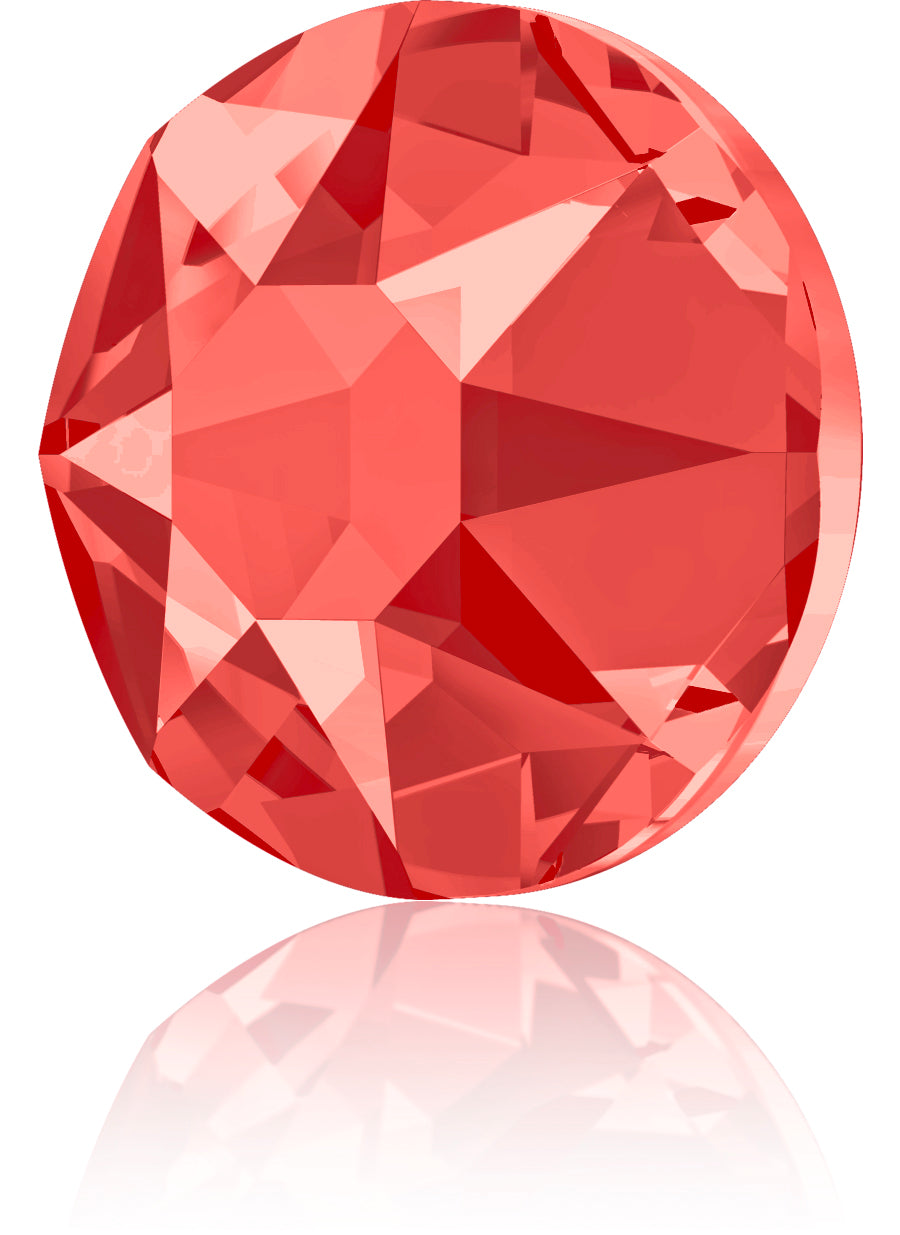 PADPARADSCHA HOTFIX SWAROVSKI® CRYSTAL XIRIUS ROSE 2078 FLAT BACK