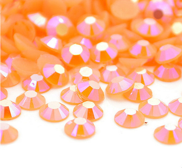 AB-ORANGE FLAT BACK RHINESTONES
