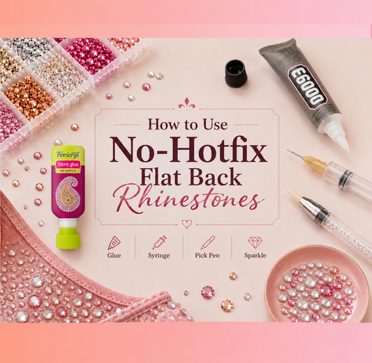 How to Use No-Hotfix Flat Back Rhinestones & Embellishments