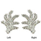 <Back Order> Hotfix Iron On Crystal Motif Pre-Made Crystal Pattern Design E