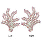 <Back Order> Hotfix Iron On Crystal Motif Pre-Made Crystal Pattern Design E