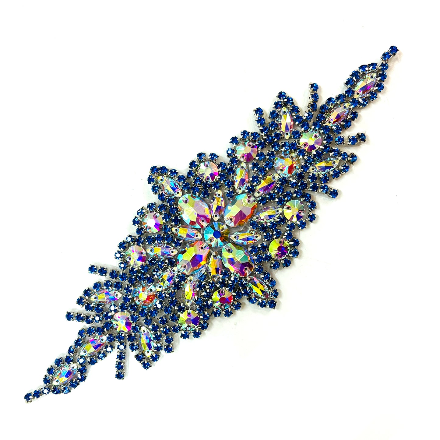 <Back Order> Hotfix Iron On Crystal Motif Pre-Made Crystal Pattern Design D