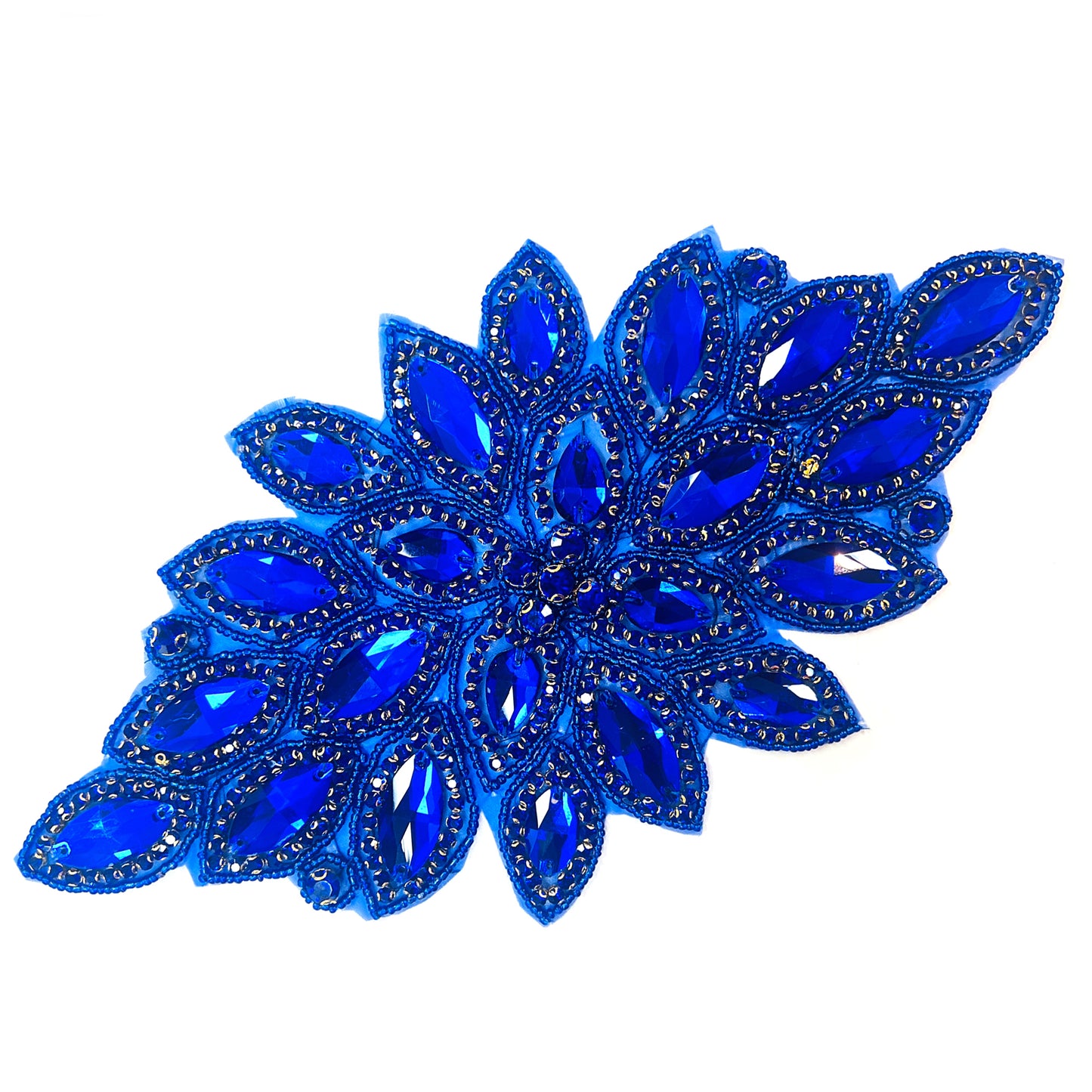 <Back Order> Hotfix Iron On Crystal Motif Pre-Made Crystal Pattern Design A