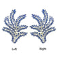 <Back Order> Hotfix Iron On Crystal Motif Pre-Made Crystal Pattern Design E
