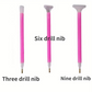 DIY Rhinestones Gems Diamond Art Painting Pen, 1/3/6/9 Drill Nib Pick Up Pen/ wax