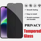 iPhone 17 Pro Max Tempered Glass Screen Protector – Privacy Film, HD Diamond