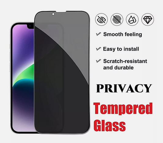iPhone 17 Pro Max Tempered Glass Screen Protector – Privacy Film, HD Diamond
