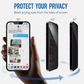 iPhone 17 Pro Max Tempered Glass Screen Protector – Privacy Film, HD Diamond