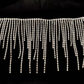 Rhinestone Fringe Trim Crystal Glitter Tassel Chain Rhinestone Chain