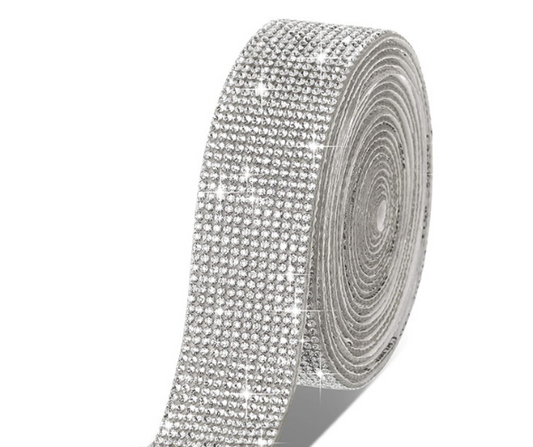 Self Adhesive Crystal Rhinestone Diamond Ribbon DIY Sticker