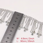 Rhinestone Crystal Tassel Chain Fringe Trim for Crafts