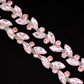 Marquise Rhinestone Chain Crystal Trimming Shiny Sew On Applique Costume Craft