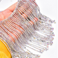 Long Tassel Rhinestone Crystal Tassel Chain Fringe Trim for Crafts