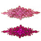 <Back Order> Hotfix Iron On Crystal Motif Pre-Made Crystal Pattern Design D