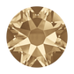 Glower® Crystal Golden Shadow Luxe Radiance Hotfix Rhinestone Flat Back