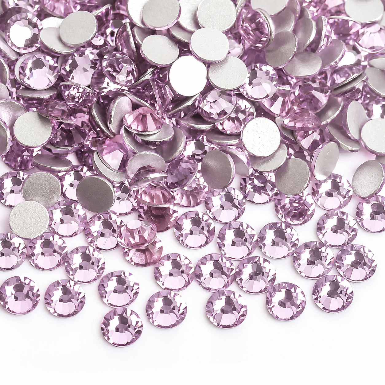 Light Violet Glass Rhinestone No-Hotfix AAA Grade