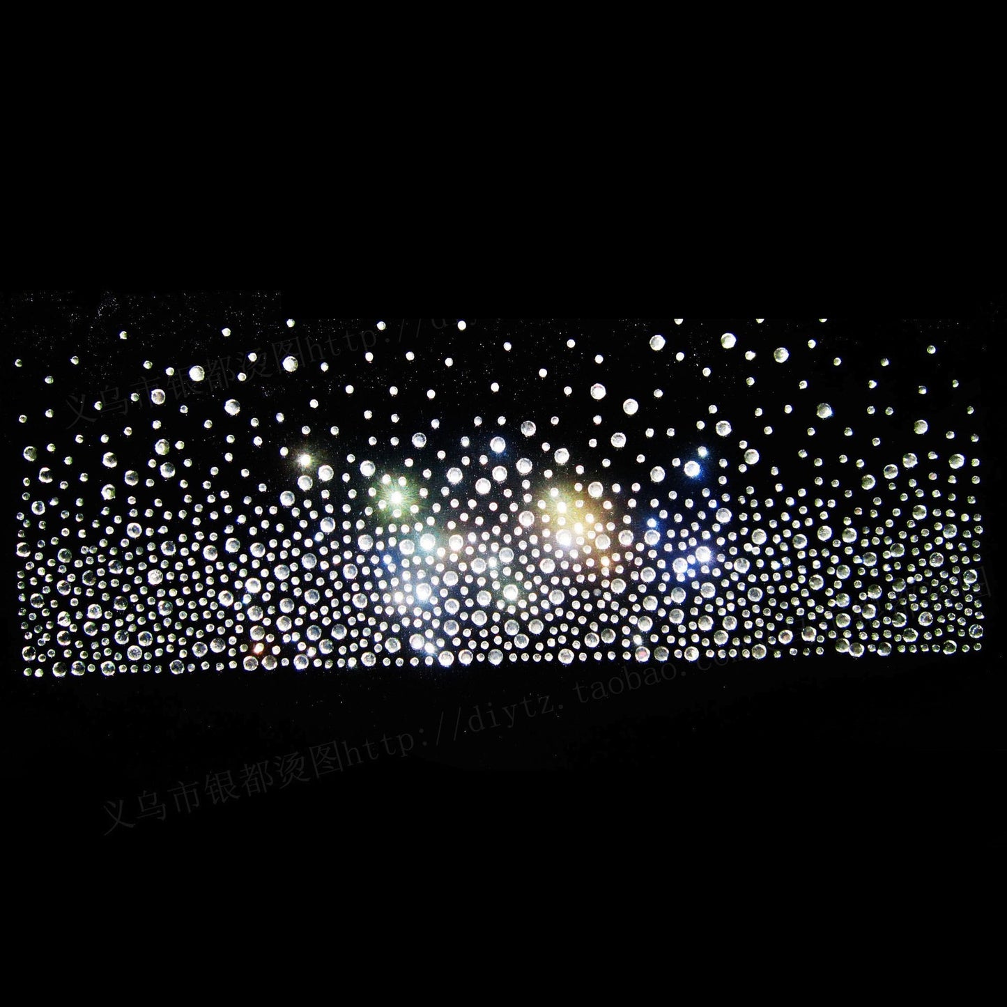 Hotfix Iron On Crystal Motif Pre-Made Design Applique T080