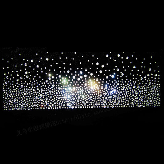 Hotfix Iron On Crystal Motif Pre-Made Design Applique T080