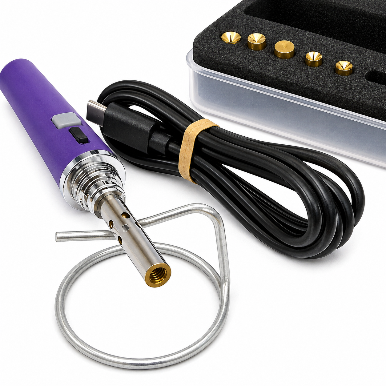 Portable USB-C Powered Hotfix Rhinestone Applicator Pen Kit
