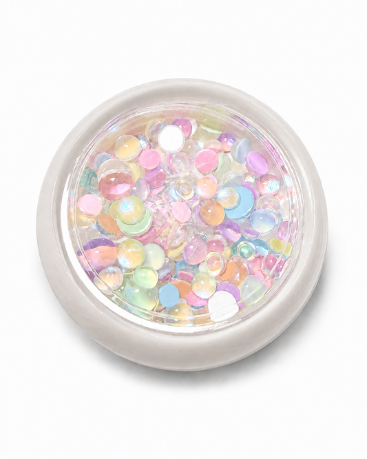 Mermaid Aurora Macaron Bubble Drop Beads