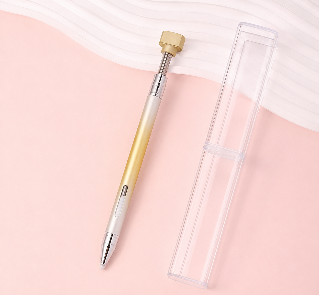 Rotating Wax Picker Pen for Rhinestones, Nail Art & Diamond Painting