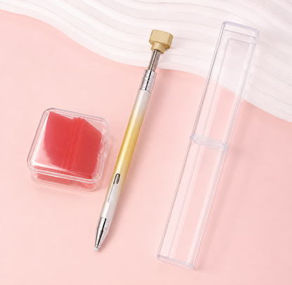 Rotating Wax Picker Pen for Rhinestones, Nail Art & Diamond Painting