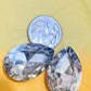 5pcs Clear Beveled Glass Rhinestones Centrepiece Crystal Gem Nail Art Craft