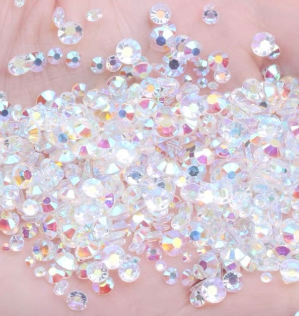 AB- TRANSPARENT FLAT BACK RHINESTONES