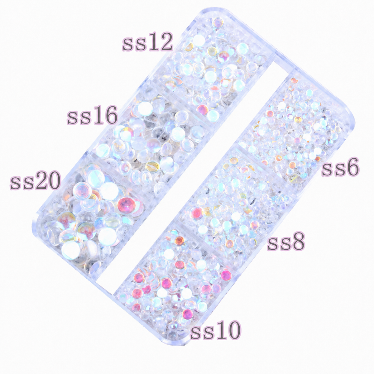 Mermaid Aurora Macaron Bubble Drop Beads