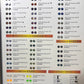 Glower® Hotfix Rhinestone Flat Back Colour Chart